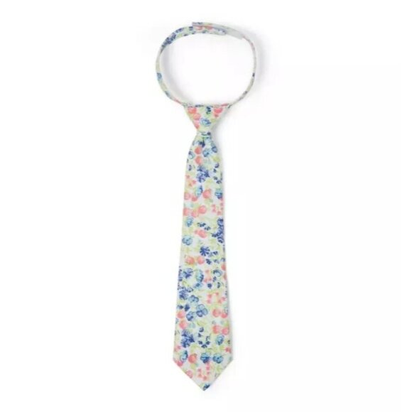 Janie and Jack Youth Boys Size 2-5 Years Ditsy Floral Adjustable Necktie $26 - Picture 1 of 8